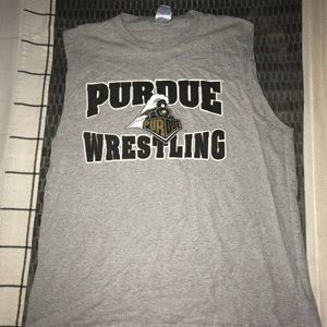 Men’s Sleeveless Purdue Wrestling Shirt